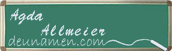 Agda Allmeier Visitenkarte